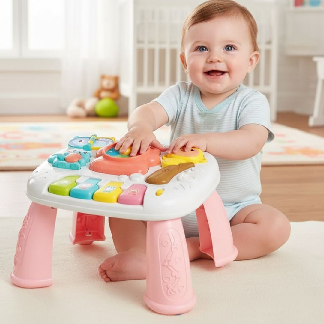 MESA DIDACTICA DE ACTIVIDADES MUSICAL E INTERACTIVA PARA BEBE